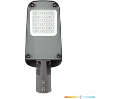 50W LED gatvės šviestuvas ULTIMATE STREET, pilkas, 4000K, IP66, dimeriuojamas