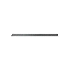50W LED įleidžiamas į žemę šviestuvas IN-ROL 900, juodas, 3000K, 30°, DALI