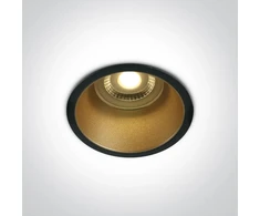 50W LED įleidžiamas šviestuvas, juodas, GU10, 10105AD/B/BS