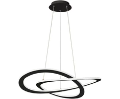 50W LED pakabinamas šviestuvas CHARLIE, juodas, 3000K, 4235800