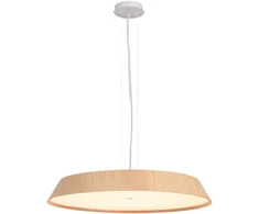 50W LED pakabinamas šviestuvas CORA, medžio/baltos sp., 2700/3000K, dimeriuojamas, C4015070OAKDP