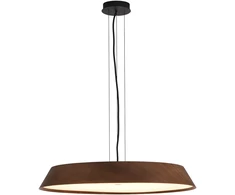 50W LED pakabinamas šviestuvas CORA, medžio/juodos sp., 2700/3000K, dimeriuojamas, C4015070WALDP