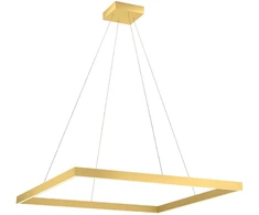 50W LED pakabinamas šviestuvas FEBE, matinės aukso sp., 3000K, dimeriuojamas, 01-2907
