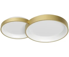 50W LED paviršinis lubinis šviestuvas COMBI, matinės aukso sp., 3000/4000/6000K, dimeriuojamas