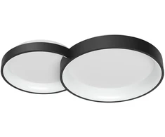 50W LED paviršinis lubinis šviestuvas COMBI, juodas, 3000/4000/6000K, dimeriuojamas