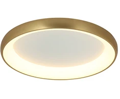 Lubinis šviestuvas 50W LED paviršinis šviestuvas, matinės aukso sp., 3000K, dimeriuojamas, 2050