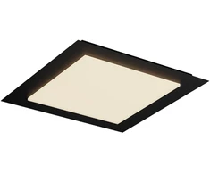 Lubinis šviestuvas 50W LED paviršinis šviestuvas TATAMI, juodas, 3000/4000/6500K