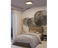 Lubinis šviestuvas 50W LED paviršinis šviestuvas TATAMI, matinės aukso sp., 3000/4000/6500K
