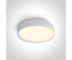 Lubinis šviestuvas 50W LED plafonas, baltas, 3000K, 62150D/W/W