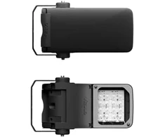 50W LED prožektorius - gatvės šviestuvas STORK LITTLE SISTER FLOOD, juodas (RAL 9004), 3000K