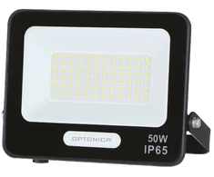 50W LED prožektorius, juodas, 3000K
