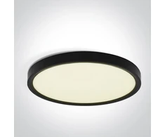 Lubinis šviestuvas 50W LED vidaus plafonas, apvalus, juodas, 2800/3200/4000K, 62006D/B/V