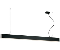 51W LED linijinis pakabinamas šviestuvas STATION ULTRA, juodas, 3000K, 198cm, dimeriuojamas, 3911-00198-3-B-D1