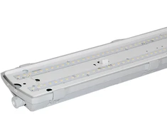 52,8W LED šviestuvas FUTURA, 120cm, pilkas, 4000K, IP66, 120cm, su 3h avariniu moduliu