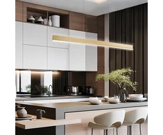 Pakabinamas šviestuvas 52W LED pakabinamas linijinis šviestuvas LEE, aukso sp., 3000K, 4303300