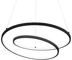 52W LED pakabinamas šviestuvas OZ, juodas, 4000K, 342443