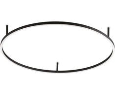 53W LED lubinis šviestuvas ORACLE SLIM, juodas, 4000K, 341989
