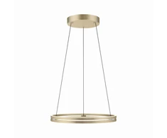 53W LED pakabinamas šviestuvas E-LOOP, žalvario sp., 2700-5000K, dimeriuojamas, 70cm, reguliuojamo aukščio