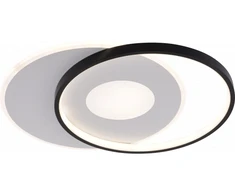 Lubinis šviestuvas 54W LED paviršinis šviestuvas, baltos/juodos sp., 3000K-6000K, dimeriuojamas