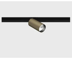 5,4W LED šviestuvas TUB S A 60 į magnetinę sistemą IN_LINE, bronzos sp., 3000K, 48V, 50°, 2G