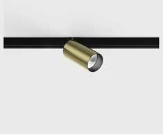5.4W LED šviestuvas TUB S A 60 į magnetinę sistemą IN_LINE, žalvario sp., 3000K, 48V, 50°
