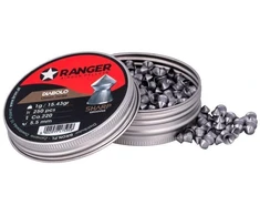 5.5 mm RANGER Diabolo Klasikinės su grioveliais, smailus galiukas, 250 vnt., 1.00 g