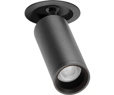 5,5W įleidžiamas šviestuvas FIT RECESSED, juodas, 3000K, 19°, DALI, su maitinimo šaltiniu