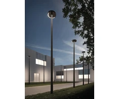 55W LED gatvės šviestuvas TIME 180, juodas, 3000K