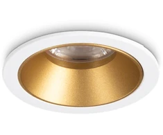 5,5W LED įleidžiamas šviestuvas GAME, baltos/aukso sp., 3000K, 349084