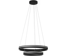 55W LED pakabinamas šviestuvas VALDIS, juodas, 3000/4000K
