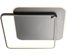 55W LED paviršinis lubinis šviestuvas ARP, juodas, 3000K