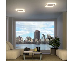 55W LED paviršinis lubinis šviestuvas ARP, juodas, 3000K