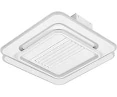 Lubinis šviestuvas 55W LED paviršinis šviestuvas - ventiliatorius, baltas, 3000/6500K, dimeriuojamas