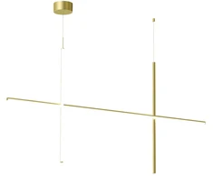 55W pakabinamas šviestuvas FLOS Coordinates Suspension 2, 2700K, šampano spalvos