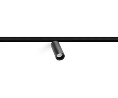 5,5W šviestuvas į magnetines sistemas FIT 48V, 36°, juodas, 3000K, DALI, su maitinimo šaltiniu