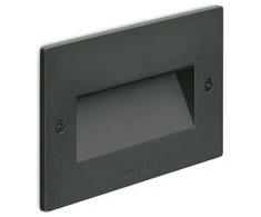 5,6W LED įleidžiamas fasado šviestuvas FIX 504, antracito sp. (RAL 7021), 3000K