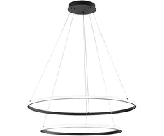 56W LED pakabinamas šviestuvas AXIS, juodas, CCT
