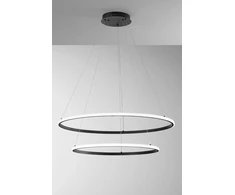 56W LED pakabinamas šviestuvas AXIS, juodas, CCT