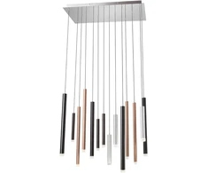 56W LED pakabinamas šviestuvas MADISON, chromo sp., 3000K, 01-2057