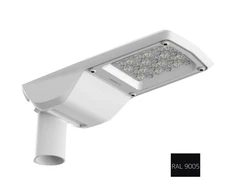 57W LED gatvės šviestuvas URBINO S, juodas (RAL 9005), 5700K, IP66, DALI/AstroDIM, O31 optika