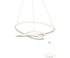 57W LED pakabinamas šviestuvas SINTRA, baltas, 3000K, dimeriuojamas