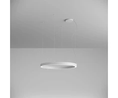 57W LED paviršinis/pakabinamas šviestuvas XAMBIT, baltas, 4000K, 90cm
