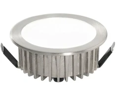 5,8W LED įleidžiamas šviestuvas FUSION, nikelio sp., 4000K