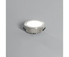 5,8W LED įleidžiamas šviestuvas FUSION, nikelio sp., 4000K