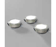 5,8W LED įleidžiamas šviestuvas FUSION, nikelio sp., 4000K, 3vnt.