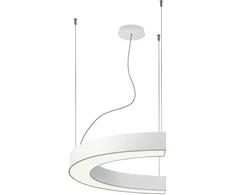 58W LED pakabinamas šviestuvas SEMI, baltas, 3000K, 1500mm, 3918-0015-3-W-N