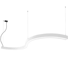 58W LED pakabinamas šviestuvas SEMI S, baltas, 4000K, 2000mm, dimeriuojamas, 3921-0020-4-W-D4