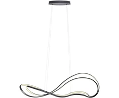 58W LED pakabinamas šviestuvas TEMPEST, juodas, 3000K, dimeriuojamas, 01-3599