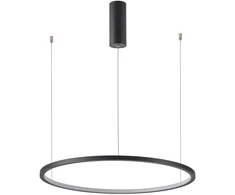 Italux 58W LED pakabinamas šviestuvas VINOLA, juodas, 3000/4000K