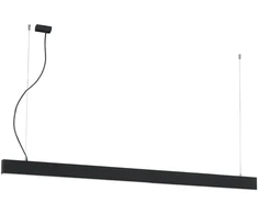 Pakabinamas šviestuvas 59W LED pakabinamas linijinis šviestuvas SASA, juodas, 4000K, DALI, 2260mm, 3917-00226-4-B-P-D3